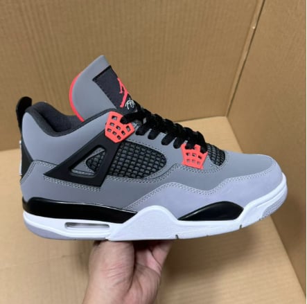 View 3 - Grey / Red